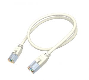 PowerCat 6 Patch Cord, F/UTP, RJ45, 568B, Stranded, LS0H - 1m » Molex